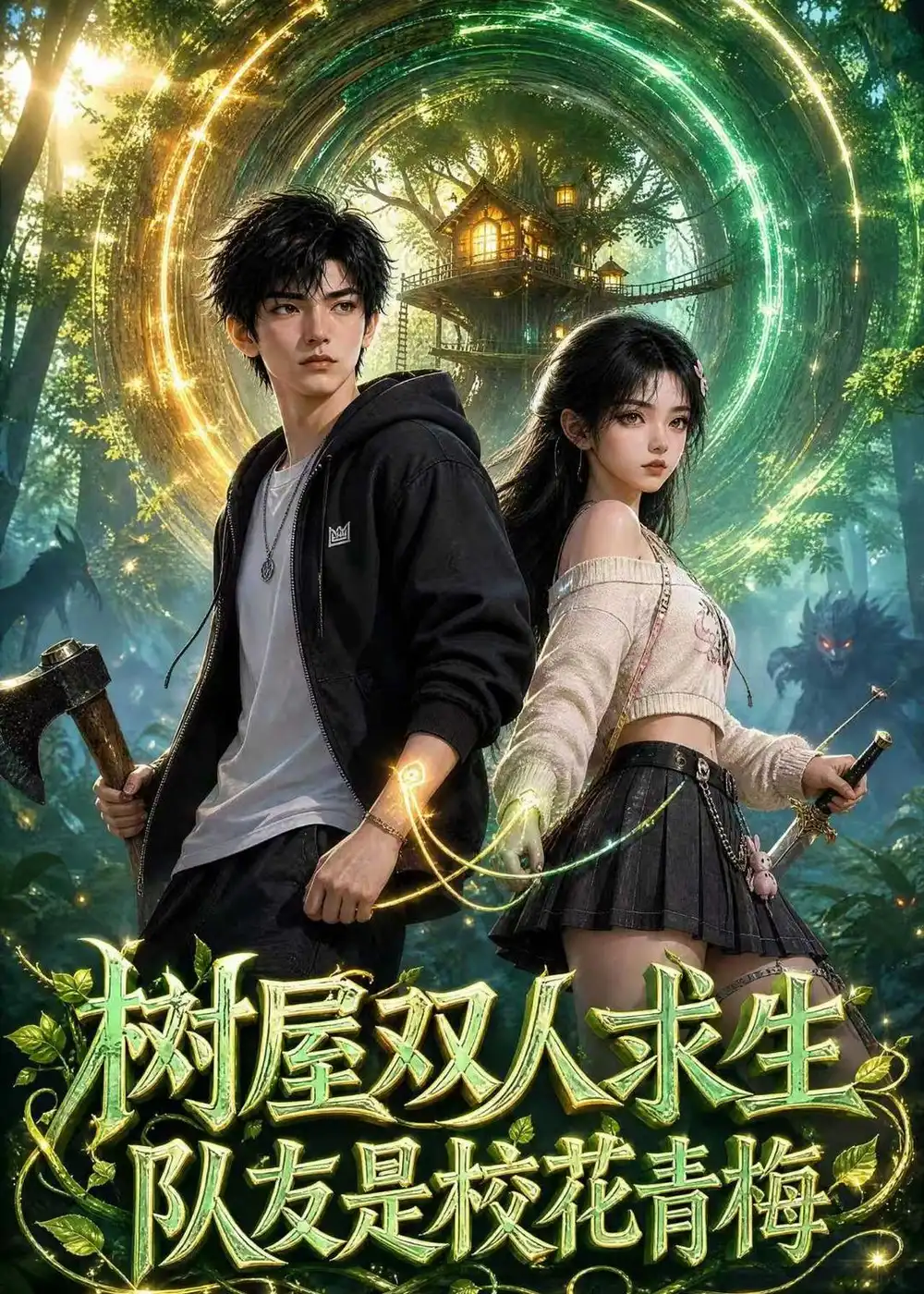 树屋双人求生：队友是校花青梅（195集）