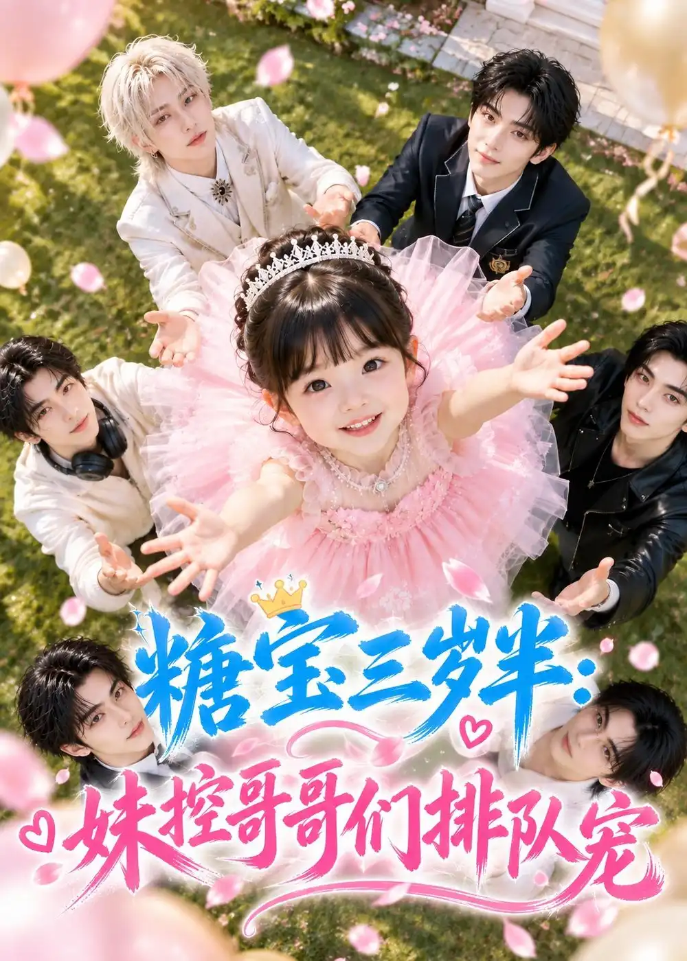 糖宝三岁半：妹控哥哥们排队宠（124集）
